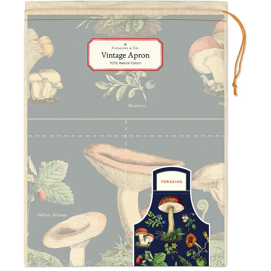 Apron in a Drawstring Bag - Foraging