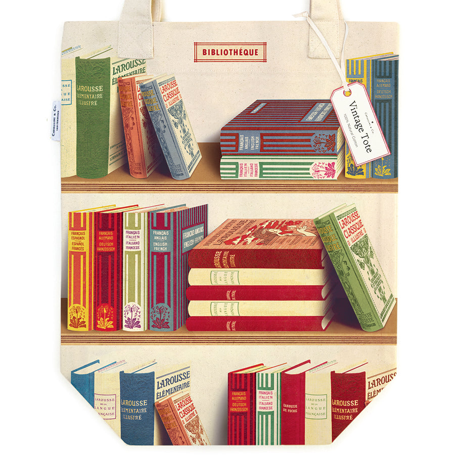 Canvas Tote Bags - Library
