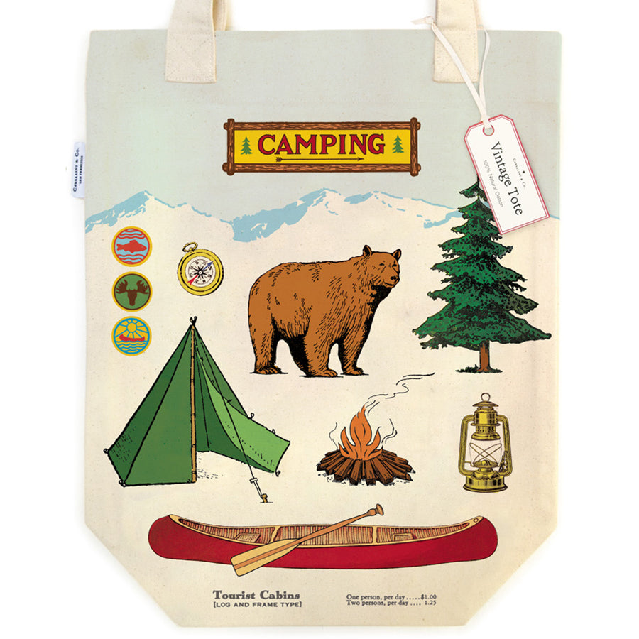 Canvas Tote Bags - Camping
