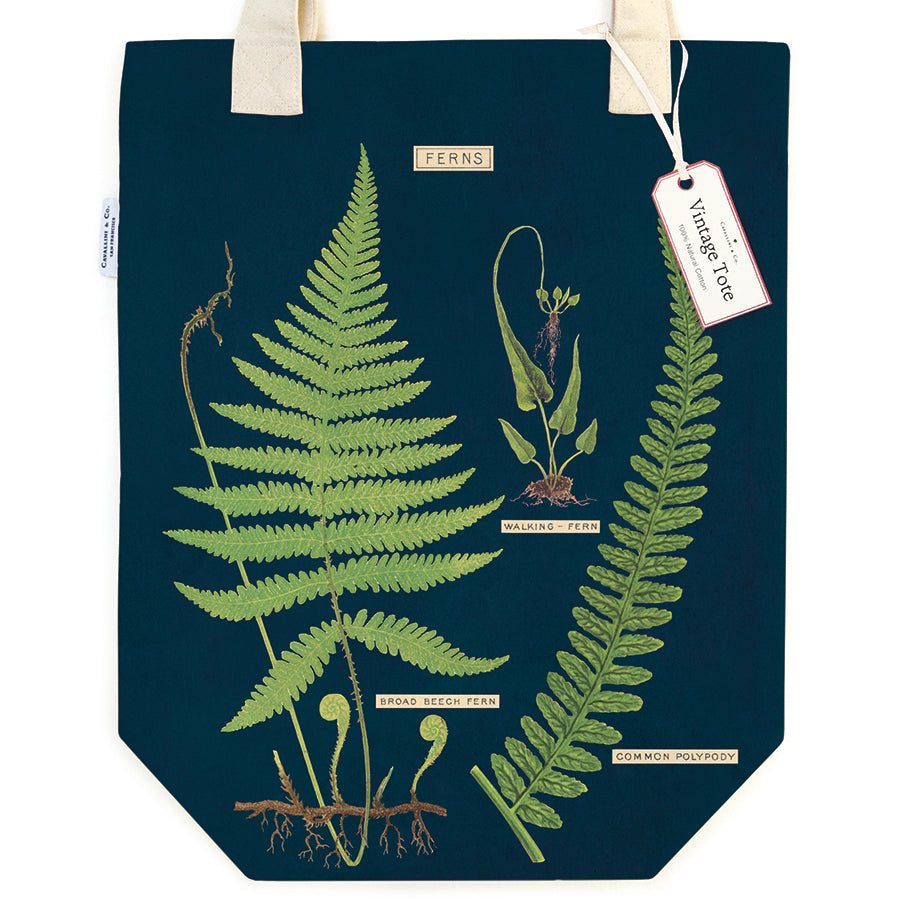 Canvas Tote Bags - Ferns