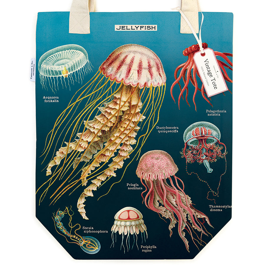 Canvas Tote Bags - Jellyfish