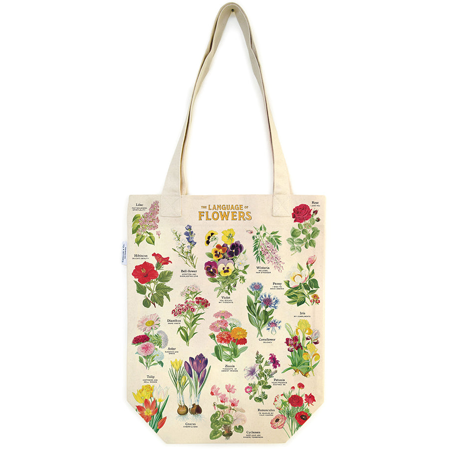 Canvas Tote Bags - Language of Flowers