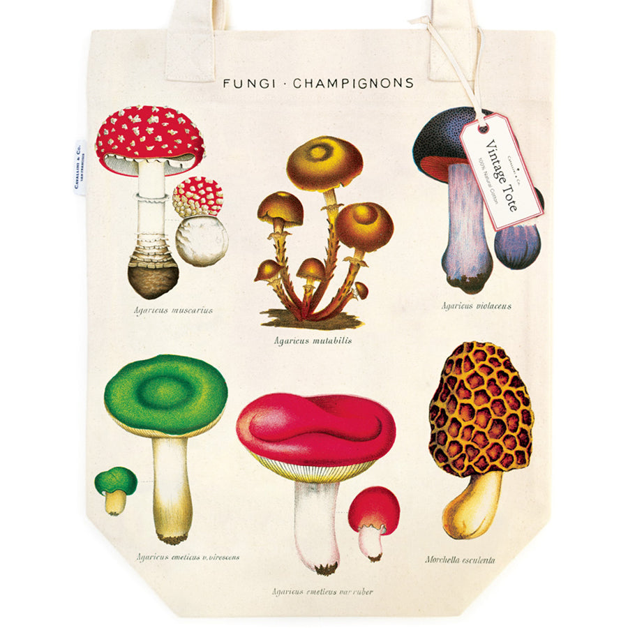 Canvas Tote Bags - Mushrooms