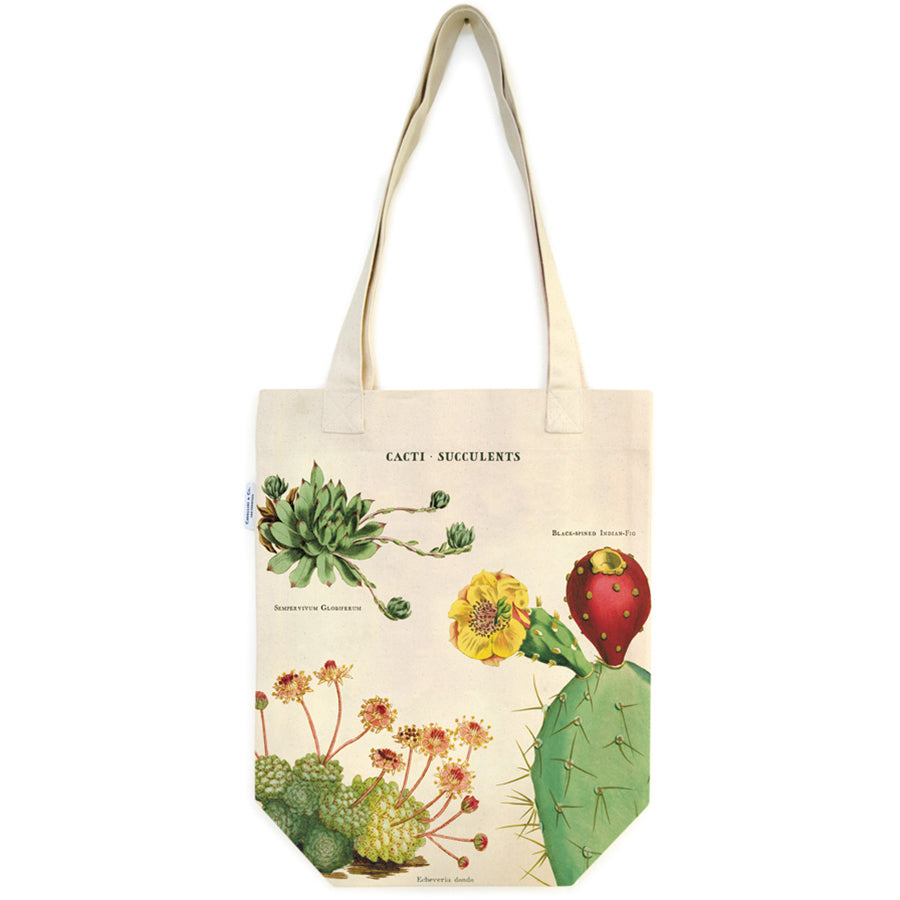 Canvas Tote Bags - Cacti and Succulents