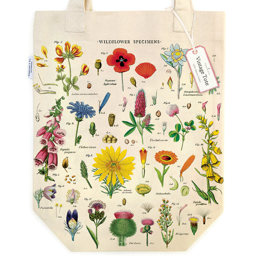 Canvas Tote Bags - Wildflowers