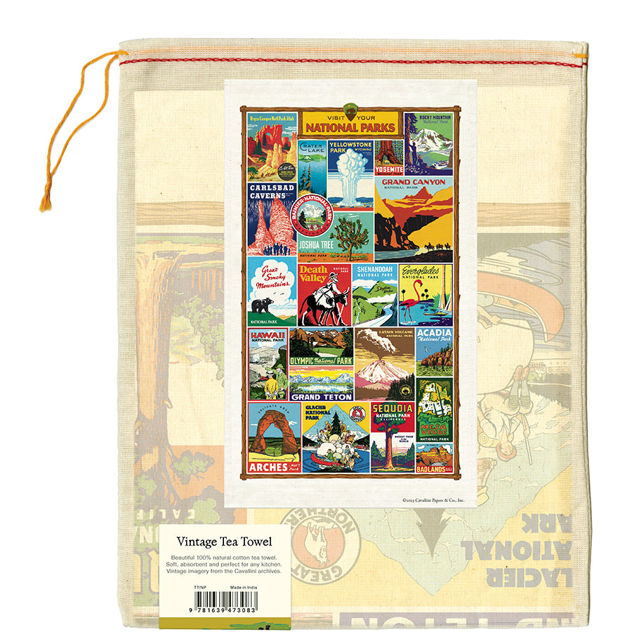 Tea Towel National Parks